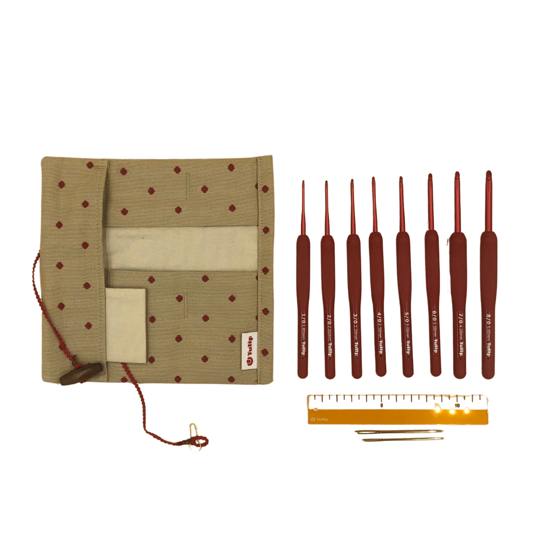 Set Crochet Etimo Red