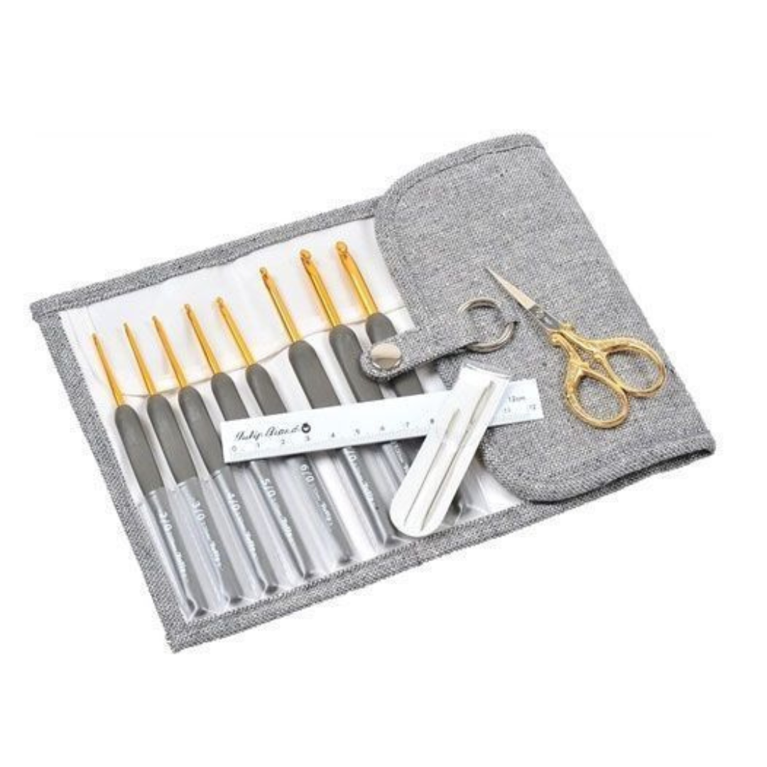 Set Crochet Etimo Gold Premium