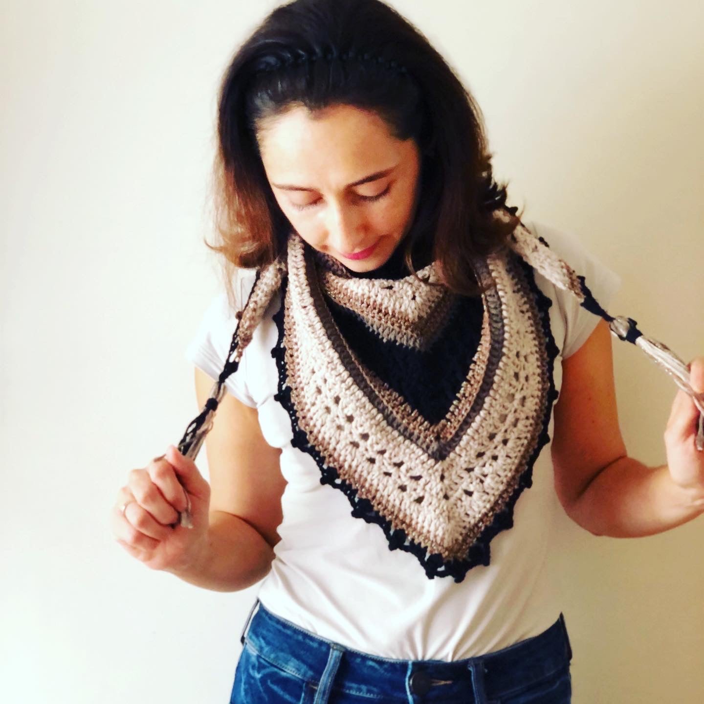 Patrón Pañuelo Little Shine + Kit de tejido