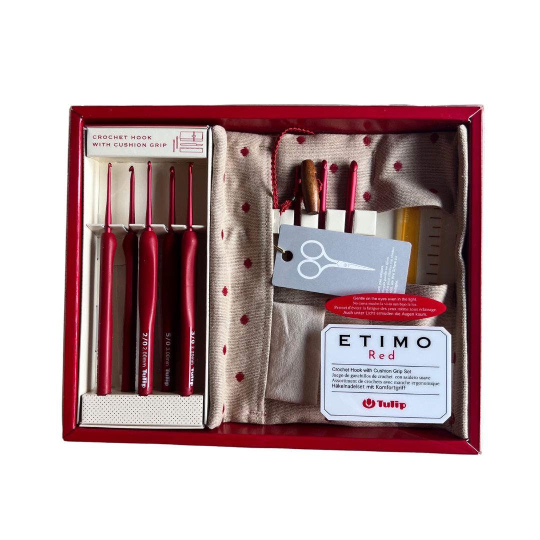 Set Crochet Etimo Red