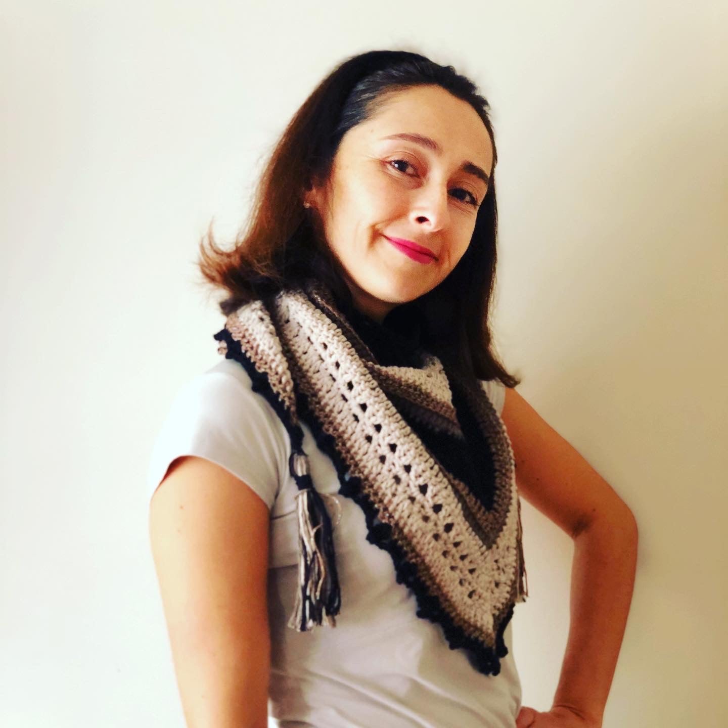 Patrón Pañuelo Little Shine + Kit de tejido