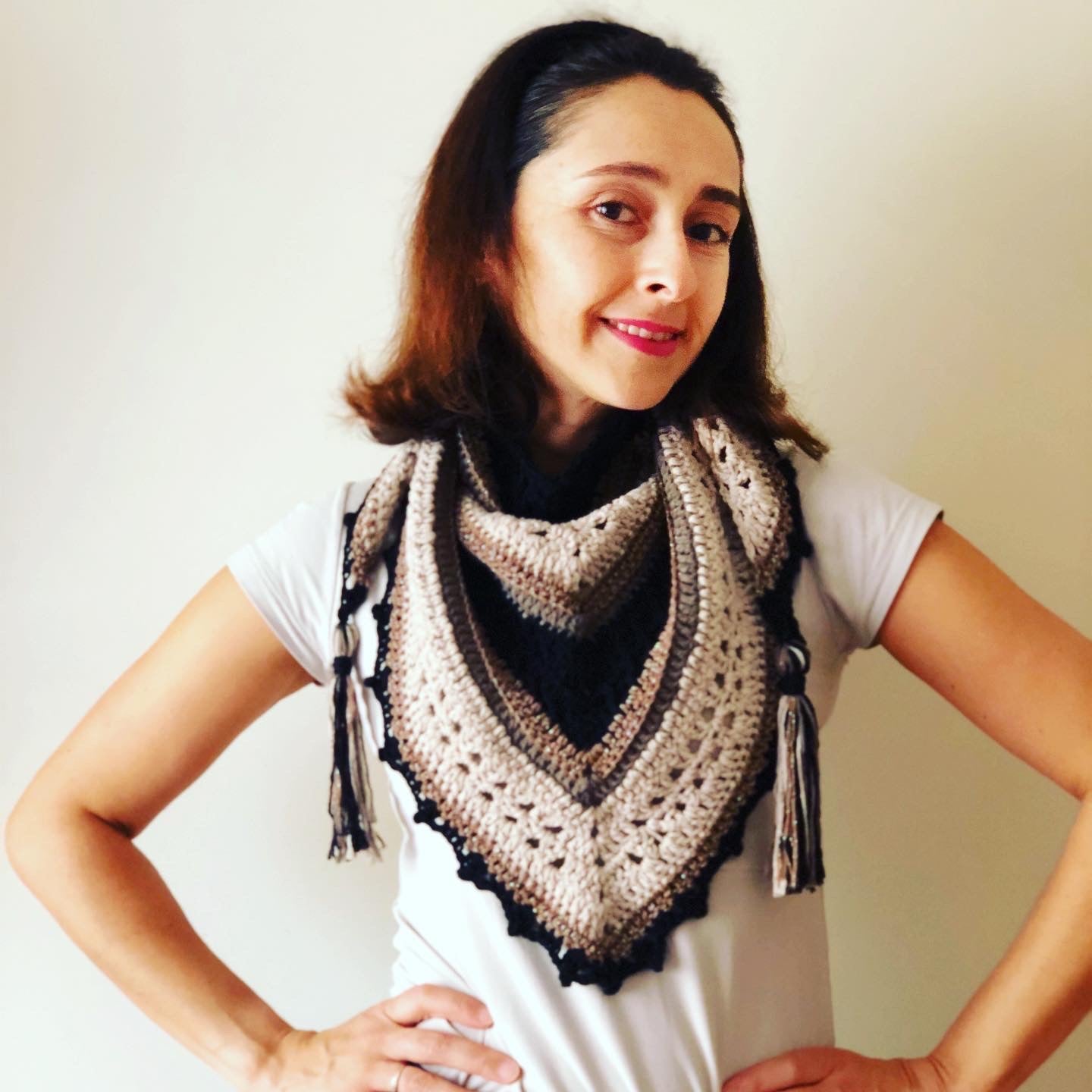 Patrón Pañuelo Little Shine + Kit de tejido