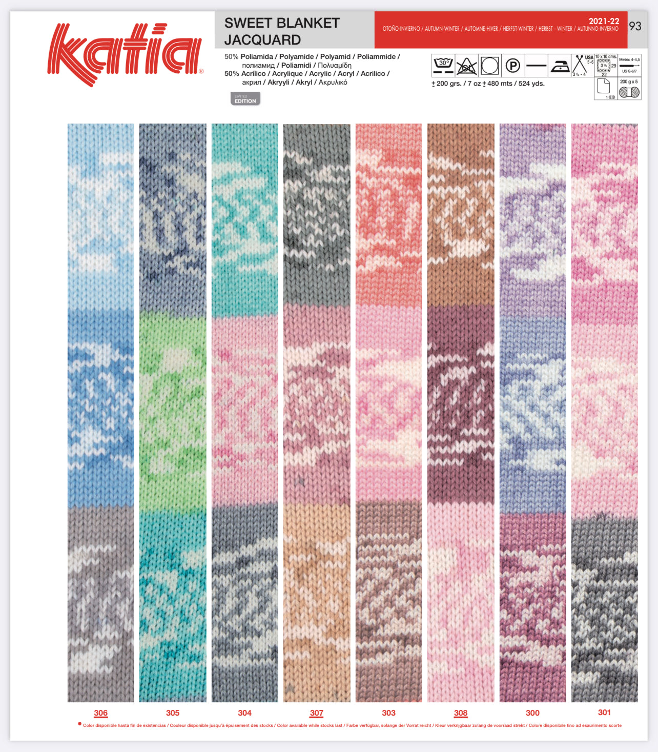 Sweet blanket jacquard