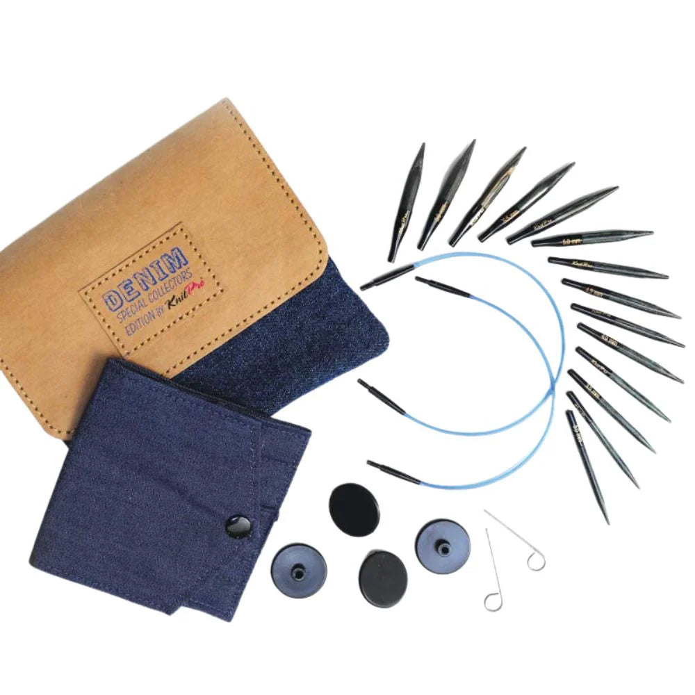 Set de palillos intercambiables Denim 5 cm
